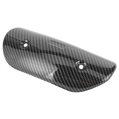 #ad Carbon Fiber Motorcycle Exhaust Pipe Heat Shield Cover Guard Protector Motocross