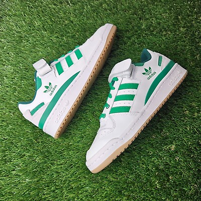 #ad Adidas Forum Low White Green New Mens Sizes 9 12 No Lid