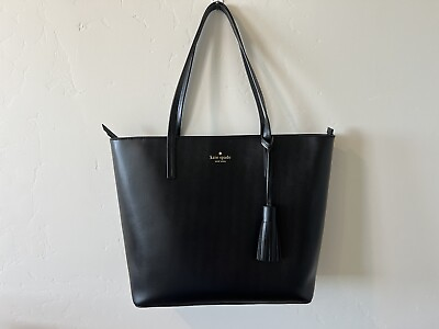 #ad Kate Spade New York Large Jana Leather Tote Black