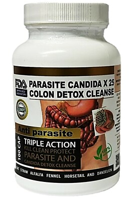 #ad Parasite Cleanse Detox 100 Cap Body Boost Health Ultra Blast Quick Free Shipping