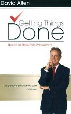 #ad Getting Things Done: The Art of Stress Free Productivity Hardcover GOOD