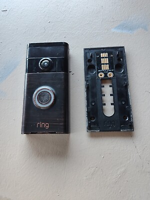 #ad Used: Ring Wi Fi Smart Video Doorbell 88RG002FC100 With Bonus Ring Chime
