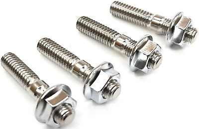 #ad Stainless Steel Exhaust Port Stud Nut Kit For Harley Davidson #2188 4