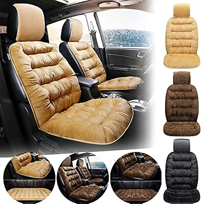 #ad Cushioned Car Seat Cover Drive Joy Front Rear Pad Cushion Warm Plush Universal