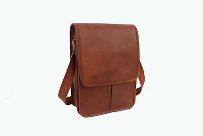 #ad Real Leather Messenger Bag Laptop Satchel Office School Crossbody Shoulder Bags