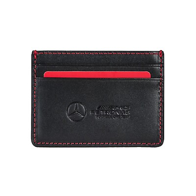#ad AUTHENTIC Mercedes AMG Card Holder Wallet RED