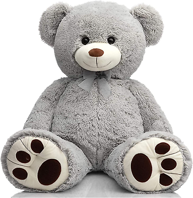 #ad Teddy Bear Stuffed Animal Plush Giant Teddy Bears�With Footprints Big Bear 36