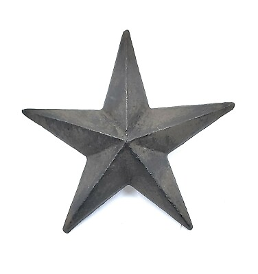 #ad Set of 6 Cast Iron Nail Stars Craft Western Decor Texas Lone Star Decor 4 3 4quot;W