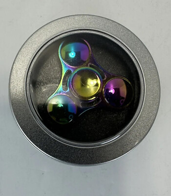 #ad Rainbow Anti Anxiety Fidget Spinner Metal