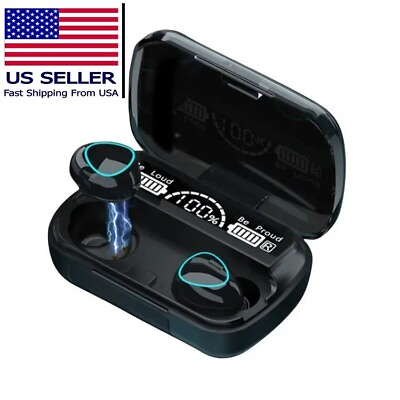 #ad Wireless Earbuds Bluetooth 5.3 Waterproof Touch Control Long Battery Life