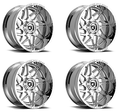 #ad Set 4 18quot; Gear Off Road 761C Ratio Chrome 18x9 Wheels 8x170 18mm For Ford Rims