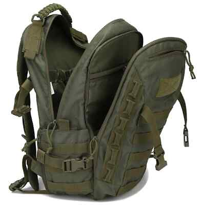 #ad Man Military Tactical Backpack Outdoor Camping Hunting Sport Bag Army