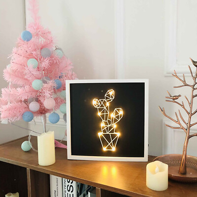 #ad LED Night Light Small Table Lamp Decorative Creative Rocket 10×10×2 Inchs