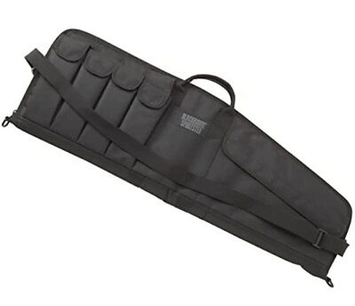#ad BLACKHAWK Sport Tactical Carbine 36quot; Black Nylon Case with 4 mag pouches amp; strap