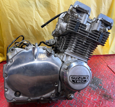 #ad 1981 Suzuki GS 750 GS750 E GSX GS750E engine motor TSCC 14K miles