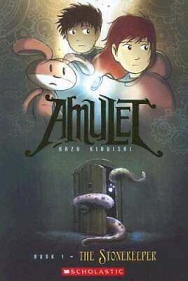 #ad The Stonekeeper Amulet #1 Paperback By Kibuishi Kazu GOOD