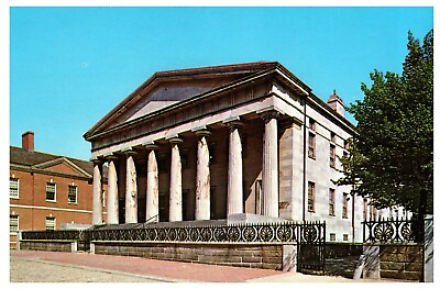 #ad Vtg Second Bank of The United States Philadelphia Pennsylvania Postcard