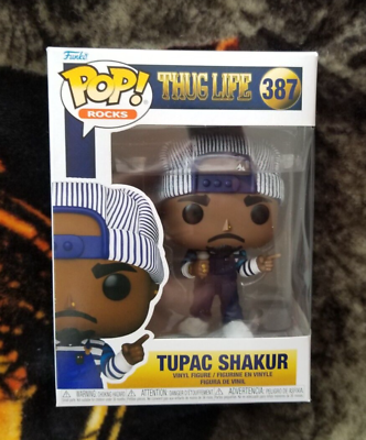 #ad New Pop Funko 387 Thug Life Tupac Shakur
