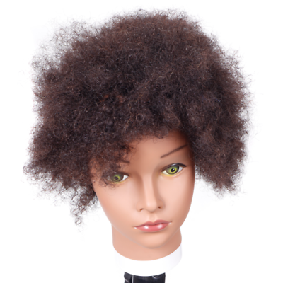 #ad Real Hair Mannequin Head for Hairdresser Hairdressing Styling Training Practice