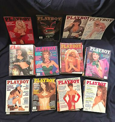 #ad Playboy Time Machine 1980#x27;s 90#x27;s Random Mix Lot of 5 Magazines $