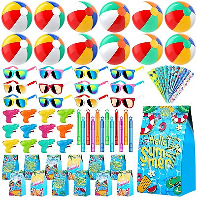 #ad Pool Party Favors and Beach Party Favors 72 PCS Party Bag Stuffers for Kids...