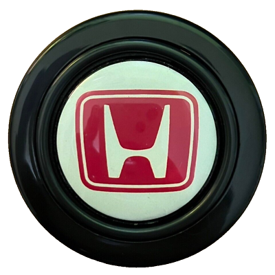 #ad Honda Old Logo Red x White Horn Button for SPARCO OMP MOMO NARDI steering wheel