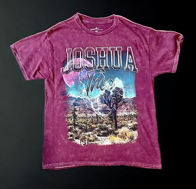 #ad Joshua Tree T Shirt Mens Size Medium Graphic T Shirt Short Sleeve Y2K 90’s Band
