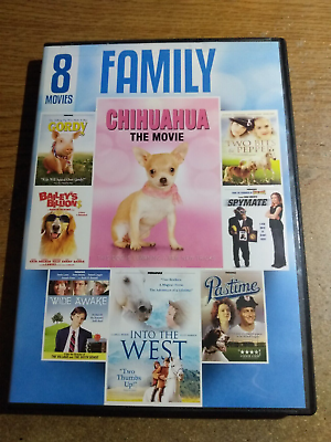 #ad 8 Movie Family Pack DVD 2012 2 Disc Set Still Sealed New