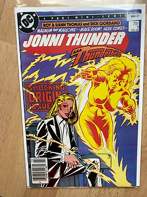 #ad Jonni Thunder 1 Newstand 7.0 Comic Book B84 37