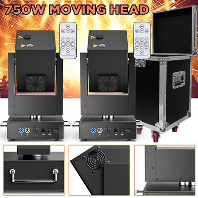 #ad 750W Moving Head Cold Spark Machine Stage Effect DMX Firework DJ Event w Case US