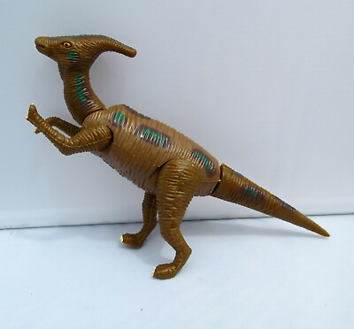 #ad Parasaurolophus Brown Dino Dinosaur Action Figure Figurine Cake Topper