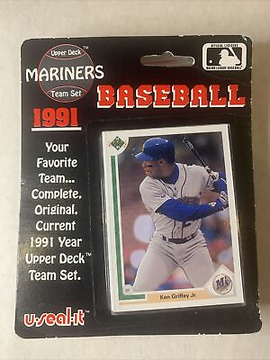 #ad 1991 Upper Deck Baseball Trading Cards SEATTLE MARINERS TEAM SET Ken Griffey Jr.