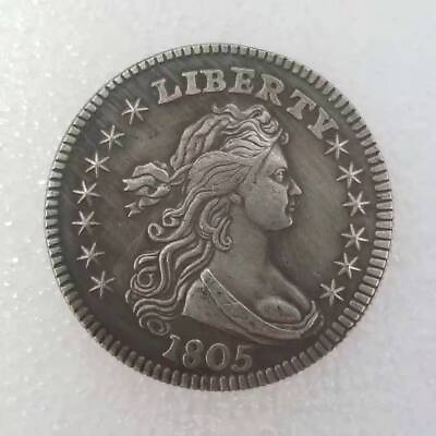 #ad Hobo Coin Hobo Nickel Art Coin Engraved Half Length Queen Collectible Y1