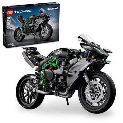 #ad LEGO Technic Kawasaki Ninja H2R Motorcycle Toy for Build and Display 42170