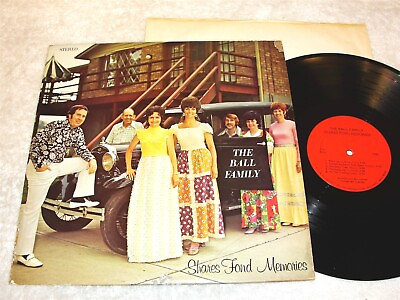 #ad The Ball Family quot;Shares Fond Memoriesquot; 1973 Religious LP VG on Rite Records
