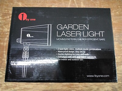 #ad 1 By One Garden Laser Light moving Projection lighting for trees walls