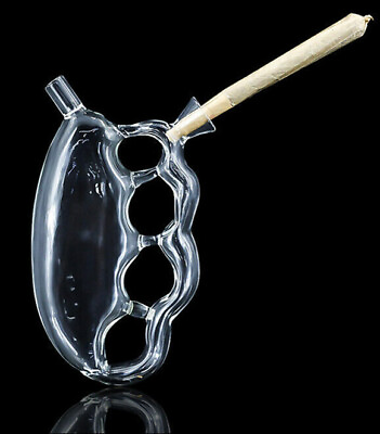 #ad Glass Knuckle Bubbler Hand Pipe COOL Glass Pipe Bowl Hand Pipe HOOKAH *USA*