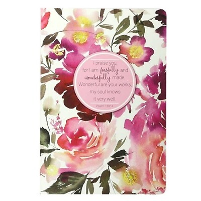 #ad Wonderfully Made Floral Soft Touch Cover Inspirational Journal