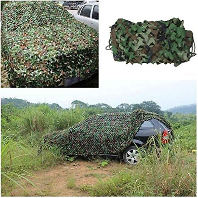#ad 20X13 FT Woodland Shooting Hide Army Camouflage Net Hunting Cover Camo Netting