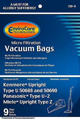 #ad EnviroCare brand Kenmore Upright Type U L O 50688 and 50690 Panasonic Type U 2