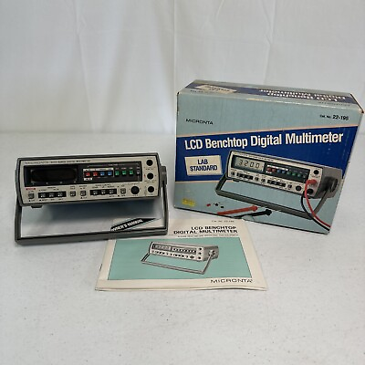 #ad Micronta 22 195 Benchtop Digital Multimeter Lab Standard in Original Box