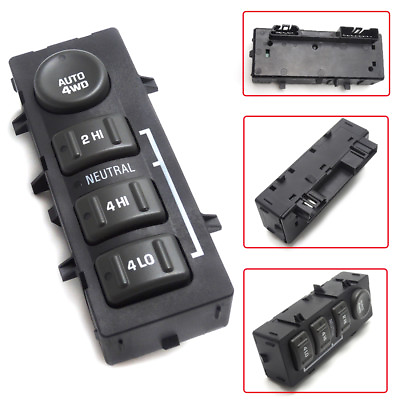 #ad 19168767 4WD 4x4 Transfer Case Selector Dash Switch for Chevrolet GMC 15709327