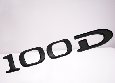 #ad For Tesla 100D Rear Badge Trunk Boot Emblem Sticker Matte Black 3 S X Y