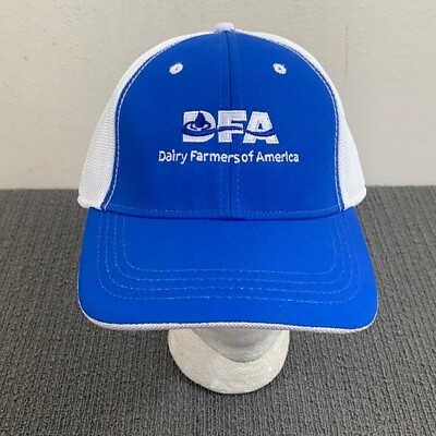 #ad DFA Dairy Farmers of America Trucker Hat Adjustable Ahead Classic Cut UPF 50