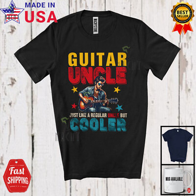 #ad Vintage Guitar Uncle Definition But Cooler Happy Father#x27;s Day Guitarist Shirt
