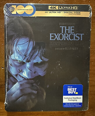 #ad The Exorcist 4K SteelBook Blu ray Best Buy Exclusive 1973 New sealed OOP