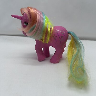 #ad VTG My Little Pony G1 Pinwheel Rainbow Unicorn Pony 1984 Hasbro Vintage MLP