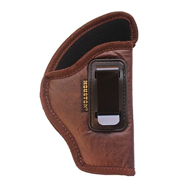 NEW BROWN IWB Soft Leather Holster Houston You#x27;ll Forget It#x27;s On Choose Model $20.95