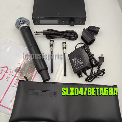 #ad Handheld Wireless Vocal System w BETA58 Microphones Express SLXD4 Beta58A