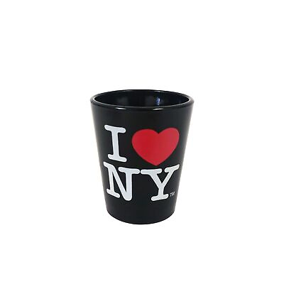 #ad Torkia Official Licensed I Love Heart NY Shot Glass 1.5oz Black